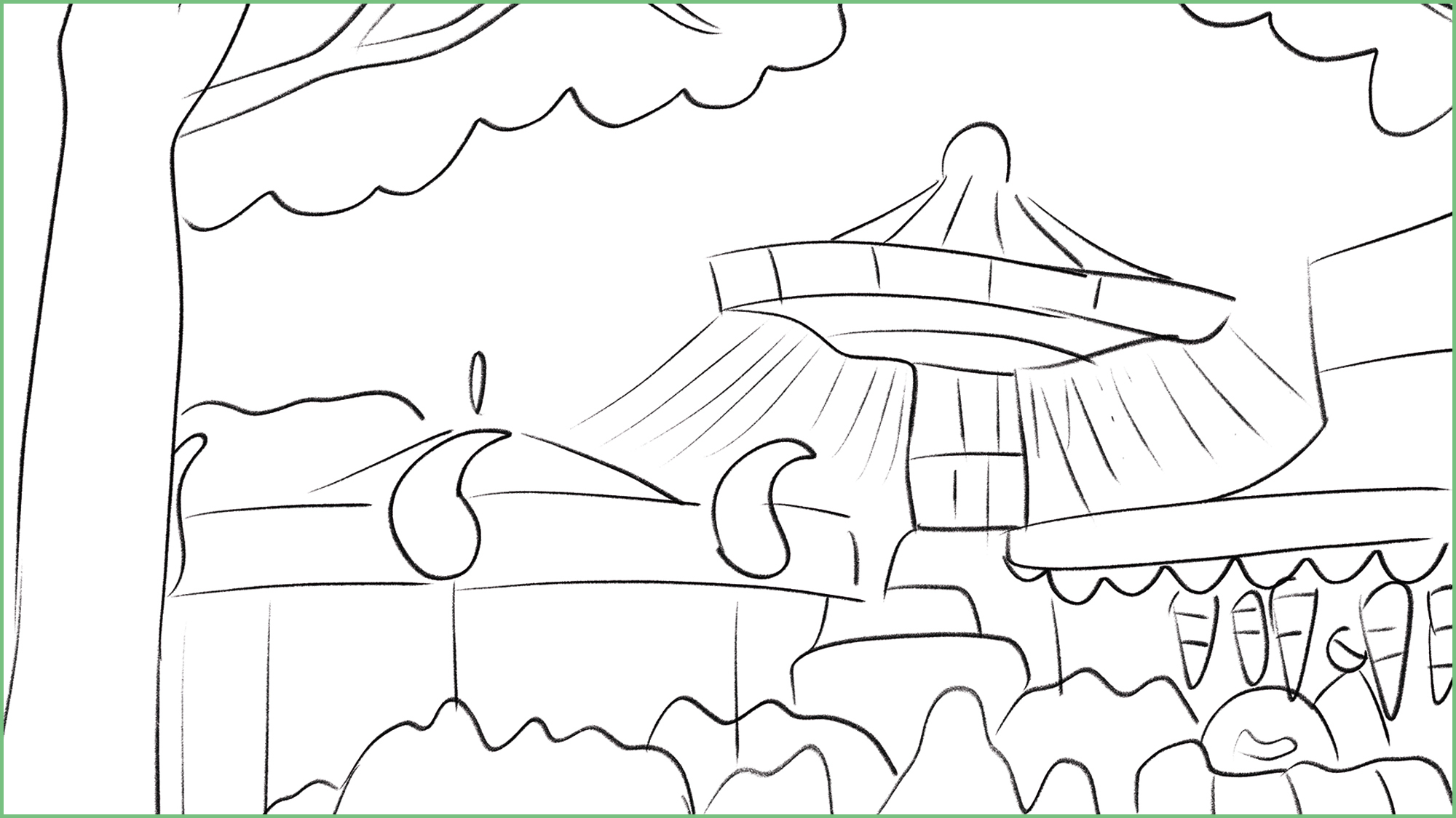 Male den Münsterplatz aus.