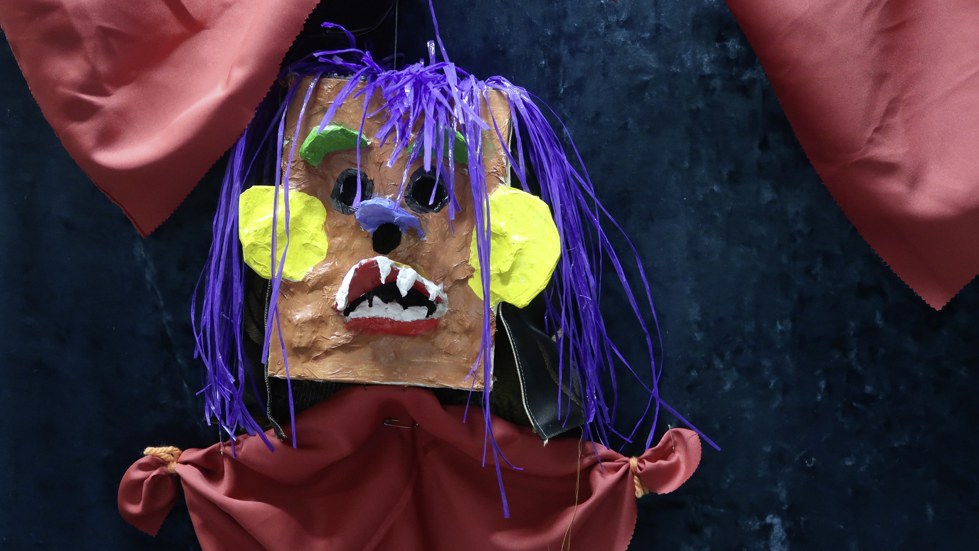 Acuh so könnte die Dekoration in der Geisterbahn aussehen.