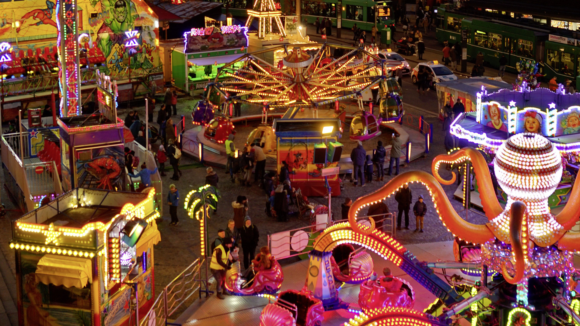 Auf der Herbstmesse ist immer etwas los. Was hast du erlebt?