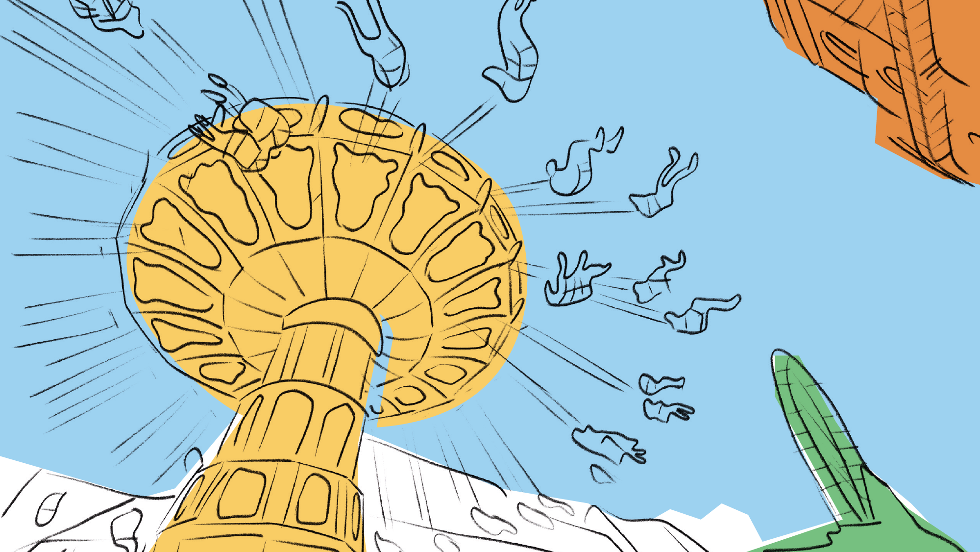 Dank euch erstrahlt der Münsterplatz wieder in Farbe.