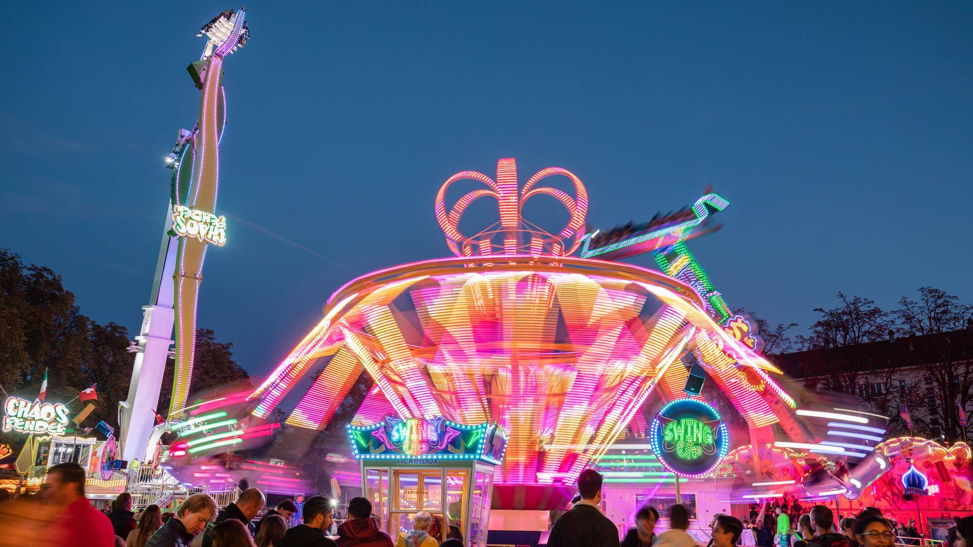 Auf der Rosentalanlage ist immer viel los.