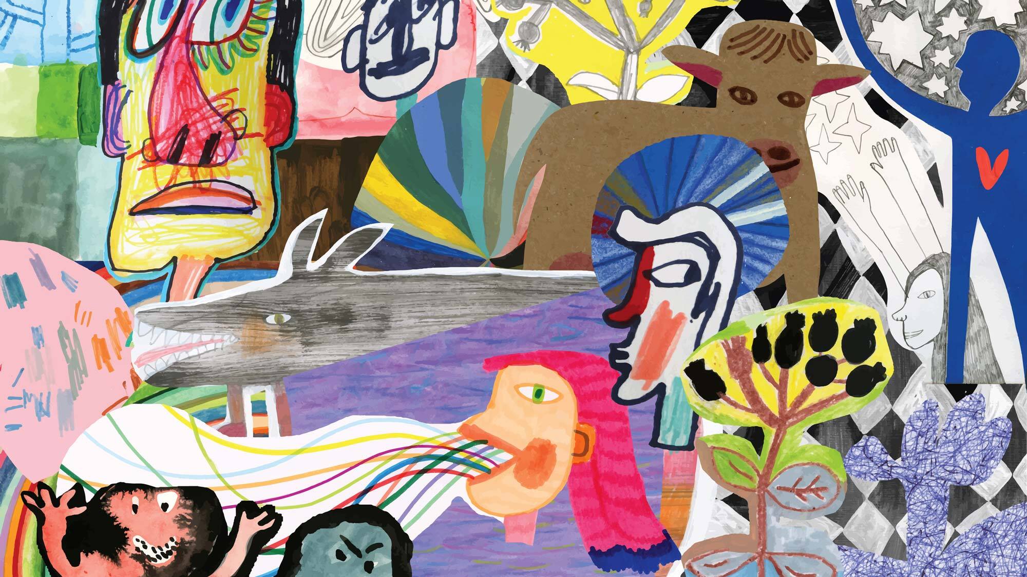 So sieht eine Collage aus.